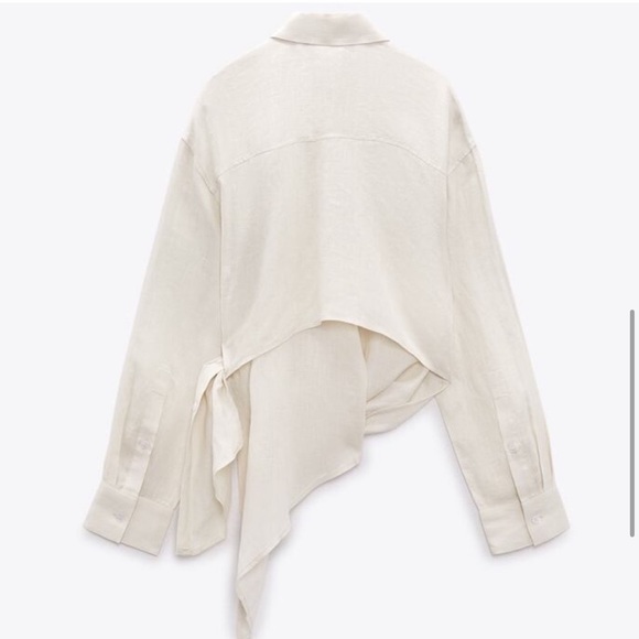 Zara Linen Shirt - Picture 3 of 8